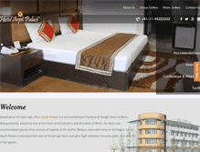 Tablet Screenshot of hotelarpit.com